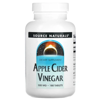 Source Naturals - Apple Cider Vinegar | 500 mg | 180 Tablets