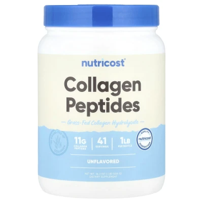 Nutricost - Collagen Peptides | Unflavoured | 16.2 oz (454 g)