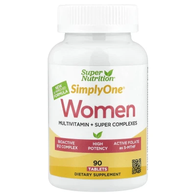 Super Nutrition - Simply One® | Women's Multivitamin + Super Complexes | 90 Tablets