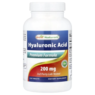 Best Naturals - Hyaluronic Acid | 200 mg | 120 Tablets