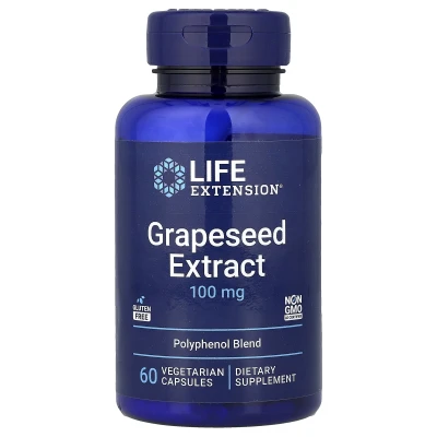 Life Extension - Grapeseed Extract | 60 Vegetarian Capsules