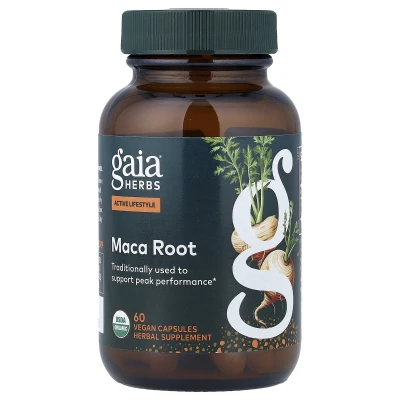 Gaia Herbs - Maca Root | 60 Vegan Capsules (500 mg per Capsule)