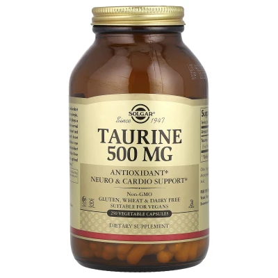 Solgar - Taurine | 500 mg | 250 Vegetable Capsules
