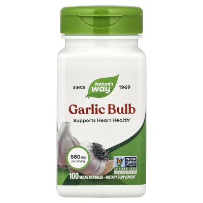 Nature's Way - Garlic Bulb | 580 mg | 100 Vegan Capsules