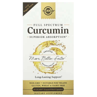 Solgar - Full Spectrum Curcumin | 60 Licaps