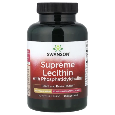 Swanson - Supreme Lecithin with Phosphatidylcholine | 300 Softgels