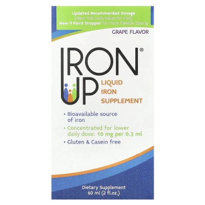 A.C. Grace Company - Iron Up | Liquid Iron Supplement | Grape | 2 fl oz (60 ml)