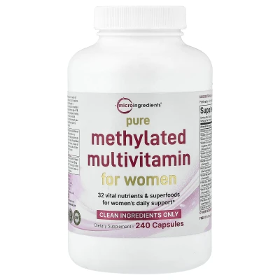 Micro Ingredients - Pure Methylated Multivitamin For Women | 240 Capsules