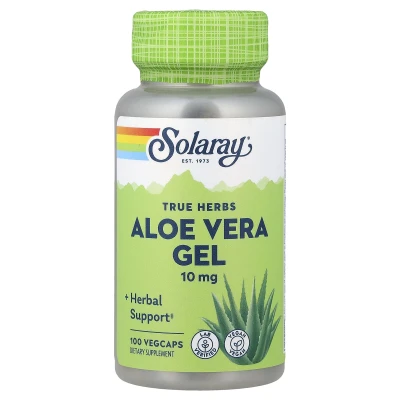 Solaray - True Herbs | Aloe Vera Gel | 100 VegCaps