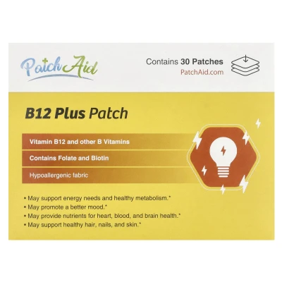 PatchAid - B12 Plus Patch | 30 Patches