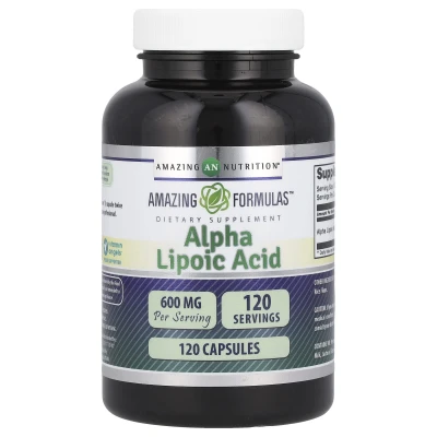 Amazing Nutrition - Alpha Lipoic Acid | 600 mg | 120 Capsules