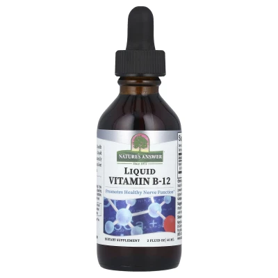 Nature's Answer - Liquid Vitamin B-12 | 1000 mcg | 2 fl oz (60 ml)