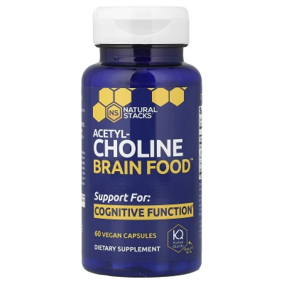 Natural Stacks - Acetylcholine Brain Food™ | 60 Vegan Capsules