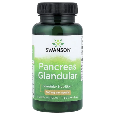 Swanson - Pancreas Glandular | 500 mg | 60 Capsules