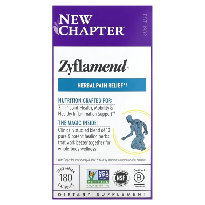 New Chapter - Zyflamend | 180 Vegetarian Capsules