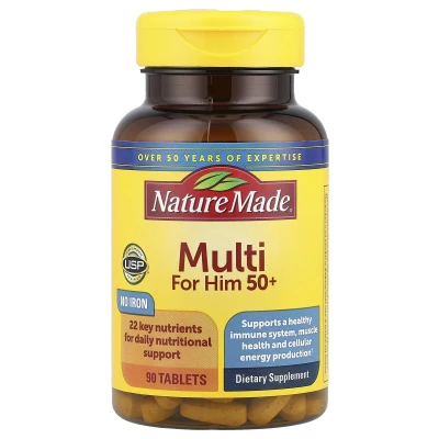 Nature Made - Multi For Him 50+ | 90 Tablets