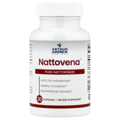 Arthur Andrew Medical - Nattovena® | Pure Nattokinase | 4 | 000 FUs | 30 Capsules