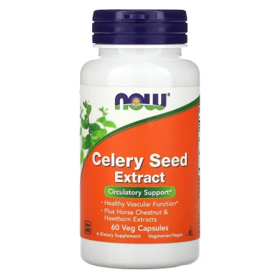 NOW Foods - Celery Seed Extract | 60 Veg Capsules