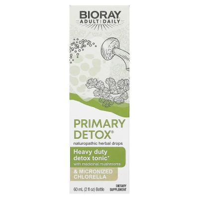 Bioray - Primary Detox | Heavy Duty Detox Tonic | Alcohol Free | 2 fl oz (60 ml)