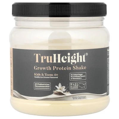 TruHeight - Growth Protein Shake | For Kids 5+ | Vanilla | 1.5 lbs (682.5 g)