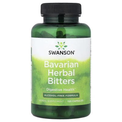 Swanson - Bavarian Herbal Bitters | Alcohol-Free | 120 Capsules