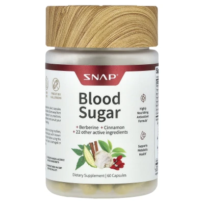 Snap Supplements - Blood Sugar | 60 Capsules