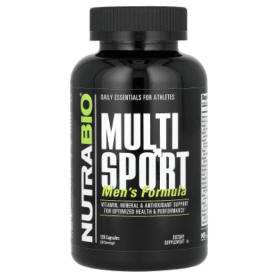 NutraBio - MultiSport Men's Formula | 120 Capsules