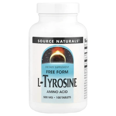 Source Naturals - L-Tyrosine | 500 mg | 100 Tablets
