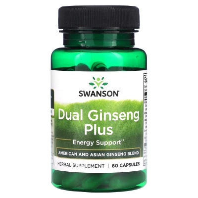 Swanson - Dual Ginseng Plus | 60 Capsules
