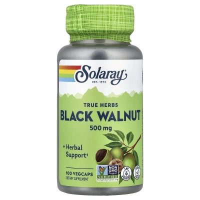 Solaray - True Herbs | Black Walnut | 500 mg | 100 veg caps