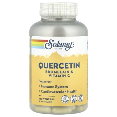 Solaray - Quercetin | Bromelain & Vitamin C | 120 VegCaps