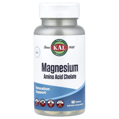 KAL - Magnesium Amino Acid Chelate | 100 Tablets