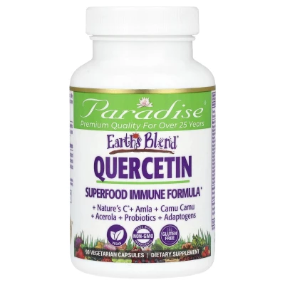 Paradise Herbs - Earth's Blend | Quercetin | 90 Vegetarian Capsules