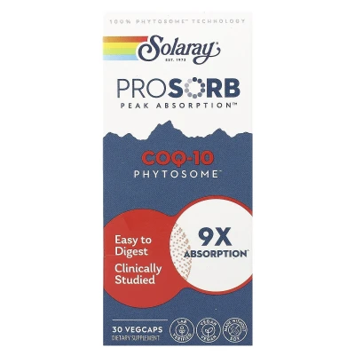 Solaray - CoQ-10 Phytosome | 200 mg | 30 Vegcaps