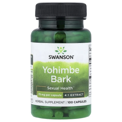 Swanson - Yohimbe Bark | 75 mg | 100 Capsules