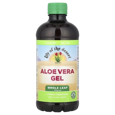 Lily of the Desert - Aloe Vera Gel | Whole Leaf Filtered | 32 fl oz (946 ml)