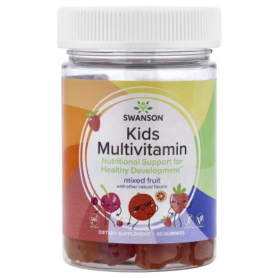 Swanson - Kids' Multivitamin Gummies | Mixed Fruit | 60 Gummies