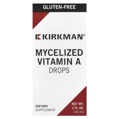 Kirkman Labs - Mycelised Vitamin A Drops | 1 fl oz (30 ml)
