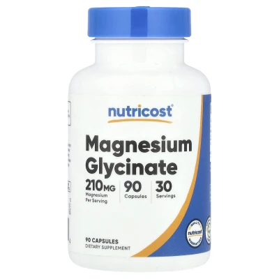 Nutricost - Magnesium Glycinate | 90 Capsules (70 mg per Capsule)