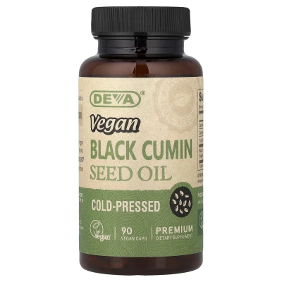 Deva - Vegan Black Cumin Seed Oil | 90 Vegan Caps (500 mg per Capsule)