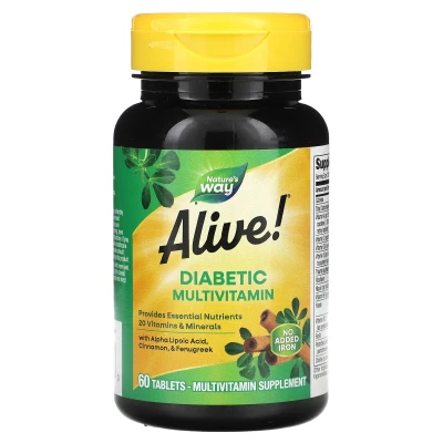 Nature's Way - Alive! Diabetic Multivitamin | 60 Tablets