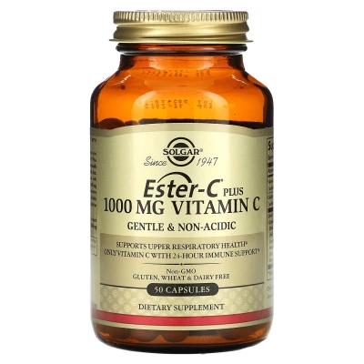 Solgar - Ester-C Plus | Vitamin C | 1 | 000 mg | 50 Capsules