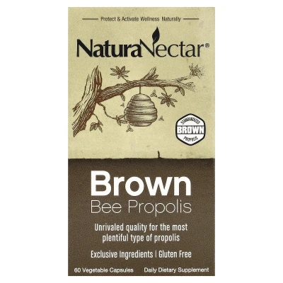 NaturaNectar - Brown Bee Propolis | 60 Vegetable Capsules