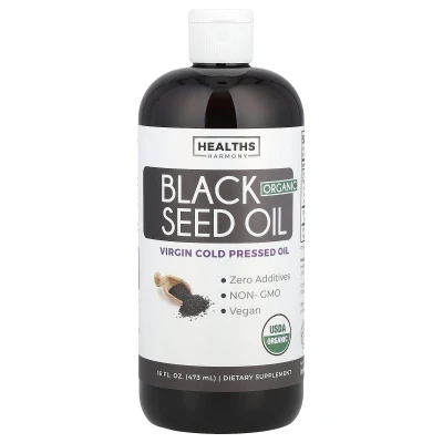 Healths Harmony - Organic Black Seed Oil | 16 fl oz (473 ml)