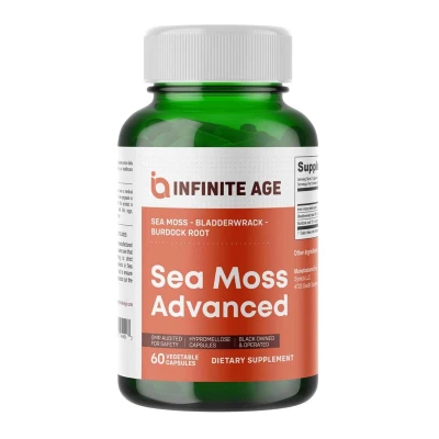 Infinite Age Sea Moss Advanced 60 Vegetable Capsules