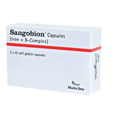 Martin Dow Sangobion Iron + B-Complex 10 Capsules