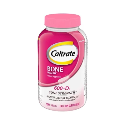 Caltrate Bone Health Calcium Supplement 600+d3 200 Tablets
