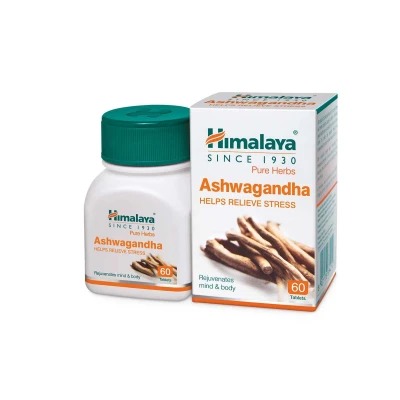 Himalaya Ashwagandha 60 Tablets Helps Relieve Stress