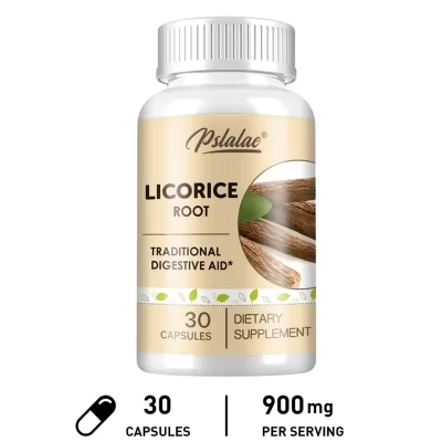30caps Licorice Root - High Strength Antioxidant Supplement Supports Heart Health Non-GMO Digestive Health Support