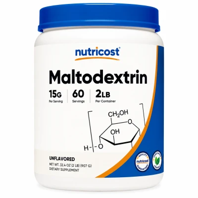 Nutricost Maltodextrin Powder 2 lb (907g) - Unflavored Carbohydrate Supplement
